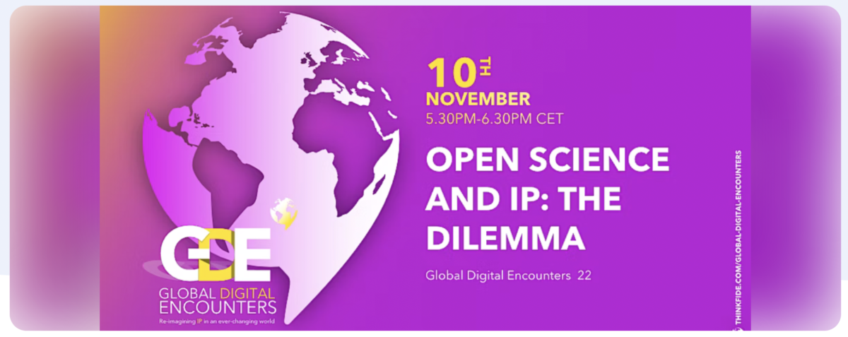 GDE 22: Open Science and Intellectual Property: the Dilemma
