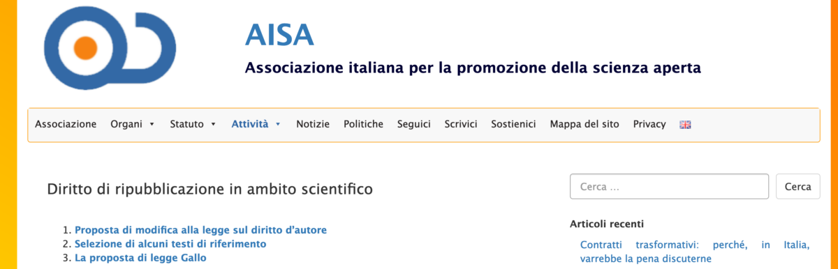 Uno spettro si aggira per l’Europa (ma non per l’Italia): il diritto di aprire le pubblicazioni scientifiche