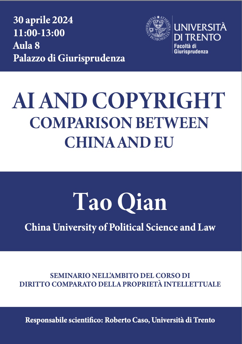 AI and Copyright. Comparison between China and EU